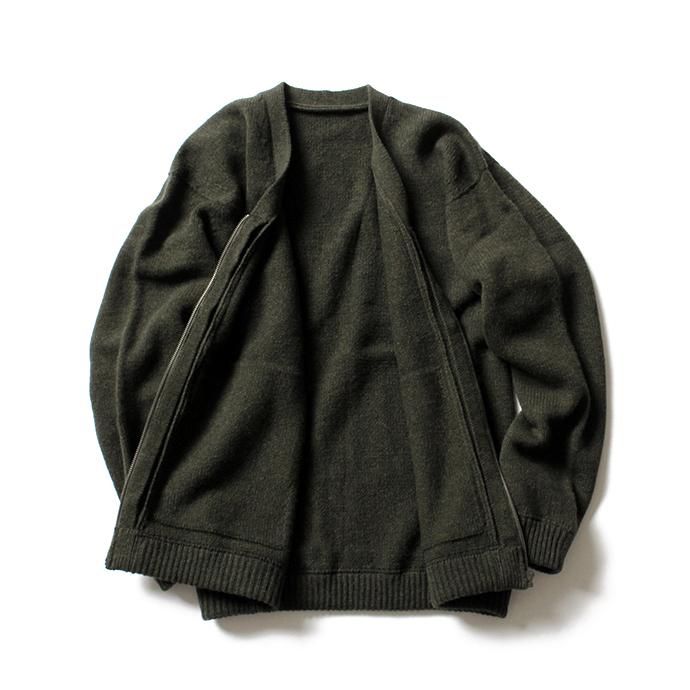 crepuscule Whole Garment V/N Zip Cardigan Vネックジップフロントカーディガン 1703-009 全4色 02