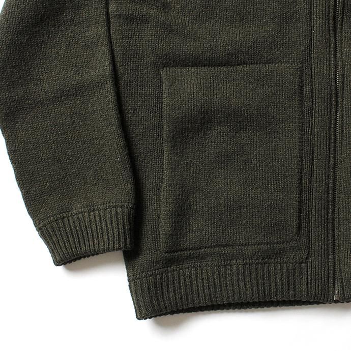 crepuscule Whole Garment V/N Zip Cardigan Vネックジップフロントカーディガン 1703-009 全4色 02