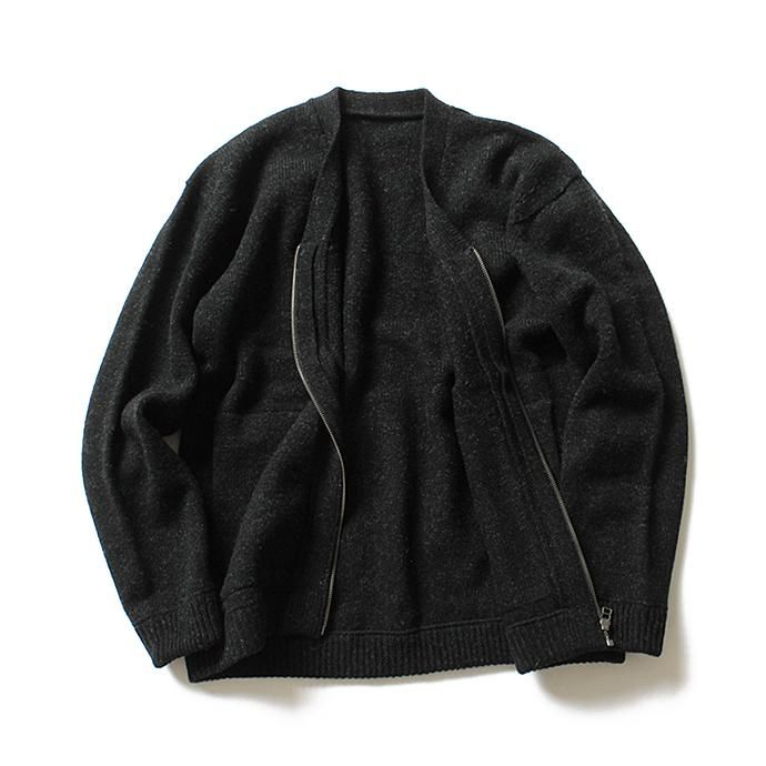 crepuscule Whole Garment V/N Zip Cardigan Vネックジップフロントカーディガン 1703-009 全4色 02