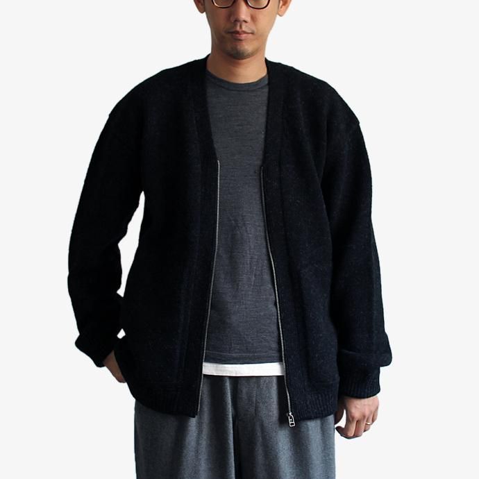 crepuscule Whole Garment V/N Zip Cardigan Vネックジップフロントカーディガン 1703-009 全4色 02