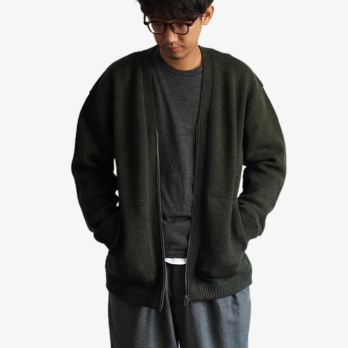crepuscule Whole Garment V/N Zip Cardigan Vネックジップフロントカーディガン 1703-009 全4色 02