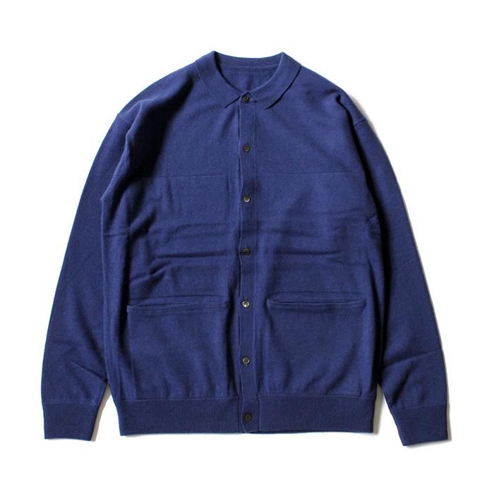 123586920 crepuscule / L/S Knit Polo カシミア混ボタンフロントウールニットポロ 1703-008 全4色 02