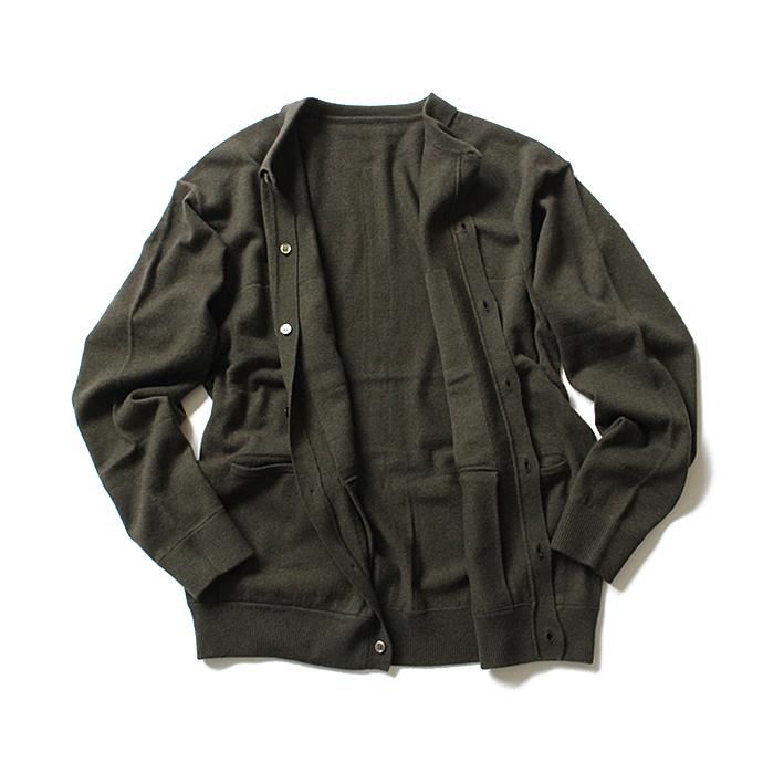 123586920 crepuscule / L/S Knit Polo カシミア混ボタンフロントウールニットポロ 1703-008 全4色 02
