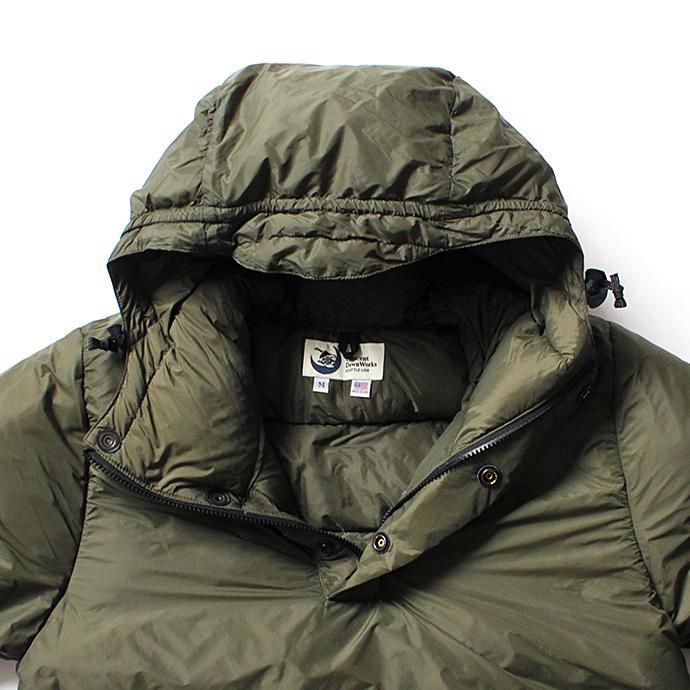 Other Brands Crescent Down Works / EHS別注 プルオーバーダウンパーカー - Olive 02