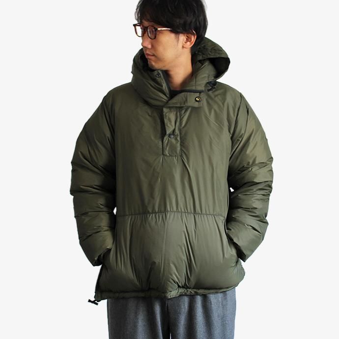 Other Brands Crescent Down Works / EHS別注 プルオーバーダウンパーカー - Olive 02