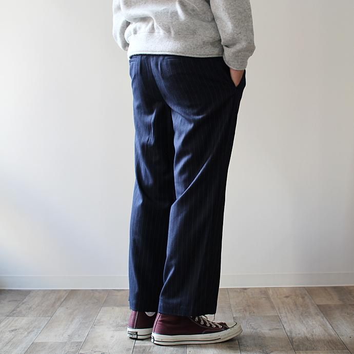 123966749 THEE(シー)/ straight easy slacks ストレート イージースラックス MD-PT-02 - STRIPE 02