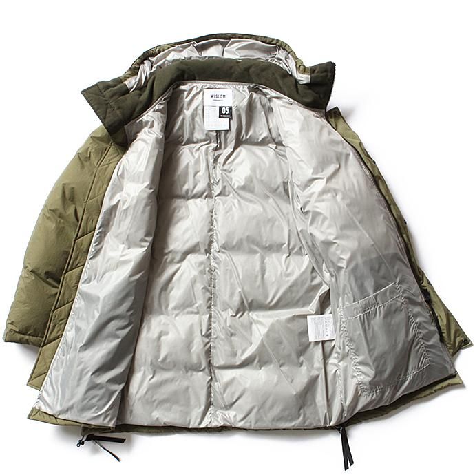 123976555 WISLOM / JO 2.0 ダウンコート - RUGA Olive 02