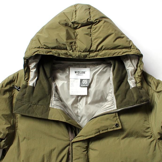 123976555 WISLOM / JO 2.0 ダウンコート - RUGA Olive 02