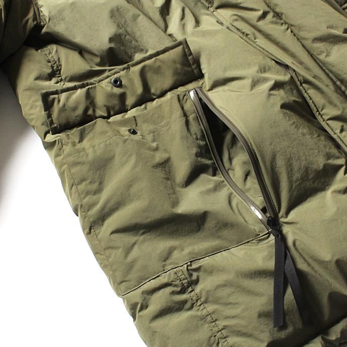 123976555 WISLOM / JO 2.0 ダウンコート - RUGA Olive 02