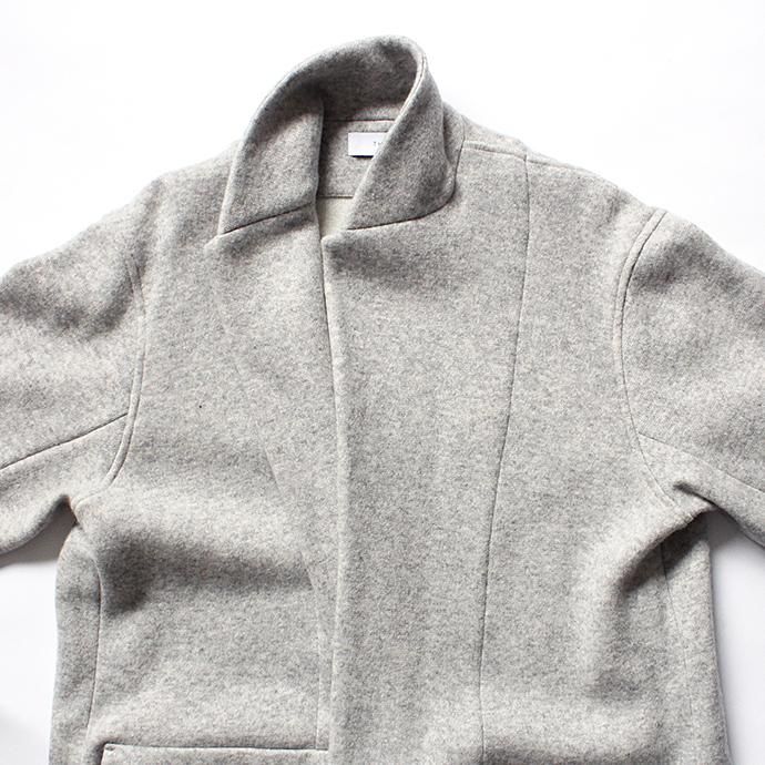 THEE w-face knit gown coat ダブルフェイスニットガウンコート DF-CO-02 Gray<img class='new_mark_img2' src='//img.shop-pro.jp/img/new/icons47.gif' style='border:none;display:inline;margin:0px;padding:0px;width:auto;' /> 02