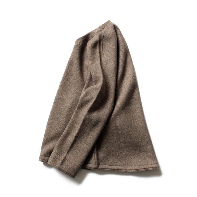 124034711 THEE(シー)/ w-face crewneck knit ダブルフェイスクルーネックニット DF-KT-01 Brown<img class='new_mark_img2' src='//img.shop-pro.jp/img/new/icons47.gif' style='border:none;display:inline;margin:0px;padding:0px;width:auto;' /> 02