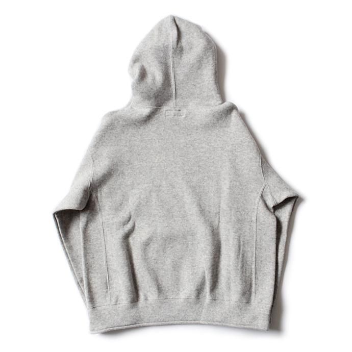 THEE w-face hoodie knit ダブルフェイスフーディーニット DF-KT-02 Gray<img class='new_mark_img2' src='//img.shop-pro.jp/img/new/icons47.gif' style='border:none;display:inline;margin:0px;padding:0px;width:auto;' /> 02