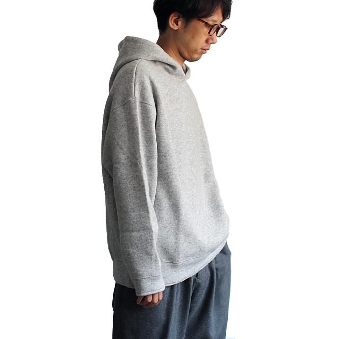 THEE w-face hoodie knit ダブルフェイスフーディーニット DF-KT-02 Gray<img class='new_mark_img2' src='//img.shop-pro.jp/img/new/icons47.gif' style='border:none;display:inline;margin:0px;padding:0px;width:auto;' /> 02