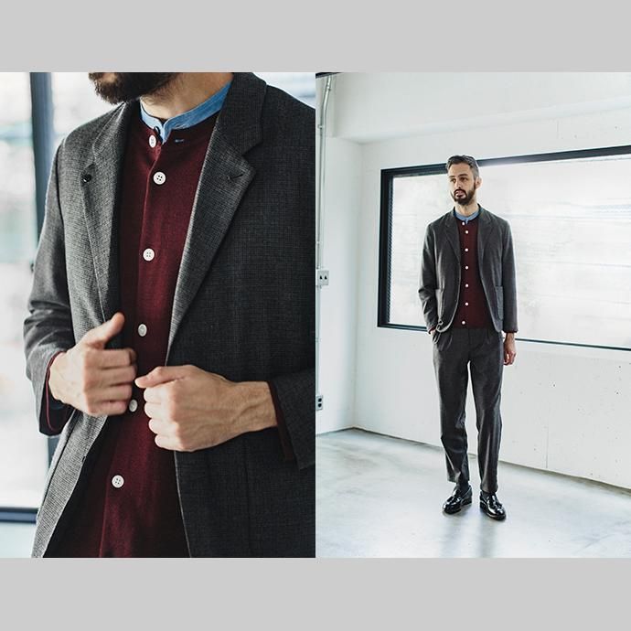 124153270 STILL BY HAND / シンサレートライナー付き 千鳥ジャケット JK0174 BRN<img class='new_mark_img2' src='//img.shop-pro.jp/img/new/icons47.gif' style='border:none;display:inline;margin:0px;padding:0px;width:auto;' /> 02