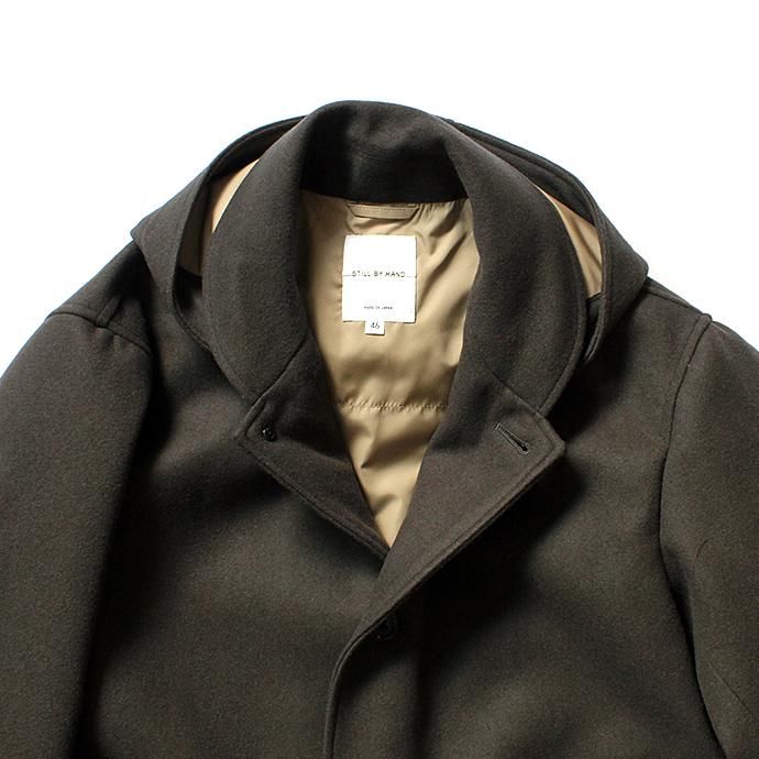 STILL BY HAND シンサレート中綿入り メルトンフーデッドコート CO0174 - 全2色<img class='new_mark_img2' src='//img.shop-pro.jp/img/new/icons47.gif' style='border:none;display:inline;margin:0px;padding:0px;width:auto;' /> 02