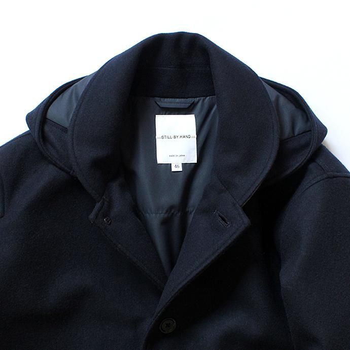 STILL BY HAND シンサレート中綿入り メルトンフーデッドコート CO0174 - 全2色<img class='new_mark_img2' src='//img.shop-pro.jp/img/new/icons47.gif' style='border:none;display:inline;margin:0px;padding:0px;width:auto;' /> 02