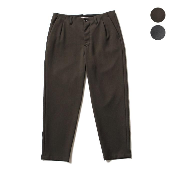 STILL BY HAND ウール混ダブルクロス ワンタックパンツ PT0374 - 全2色<img class='new_mark_img2' src='//img.shop-pro.jp/img/new/icons47.gif' style='border:none;display:inline;margin:0px;padding:0px;width:auto;' /> 01