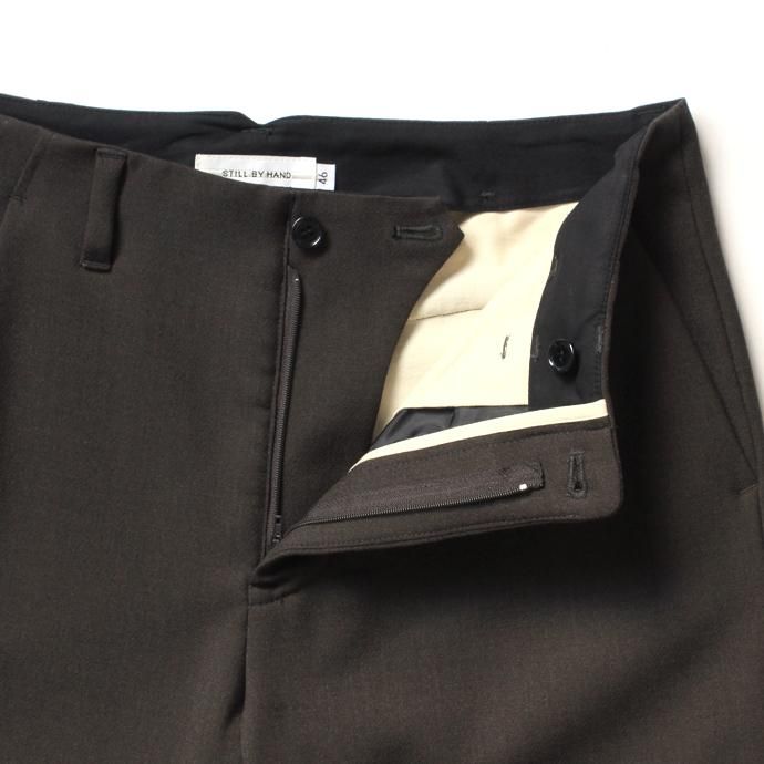 STILL BY HAND ウール混ダブルクロス ワンタックパンツ PT0374 - 全2色<img class='new_mark_img2' src='//img.shop-pro.jp/img/new/icons47.gif' style='border:none;display:inline;margin:0px;padding:0px;width:auto;' /> 02