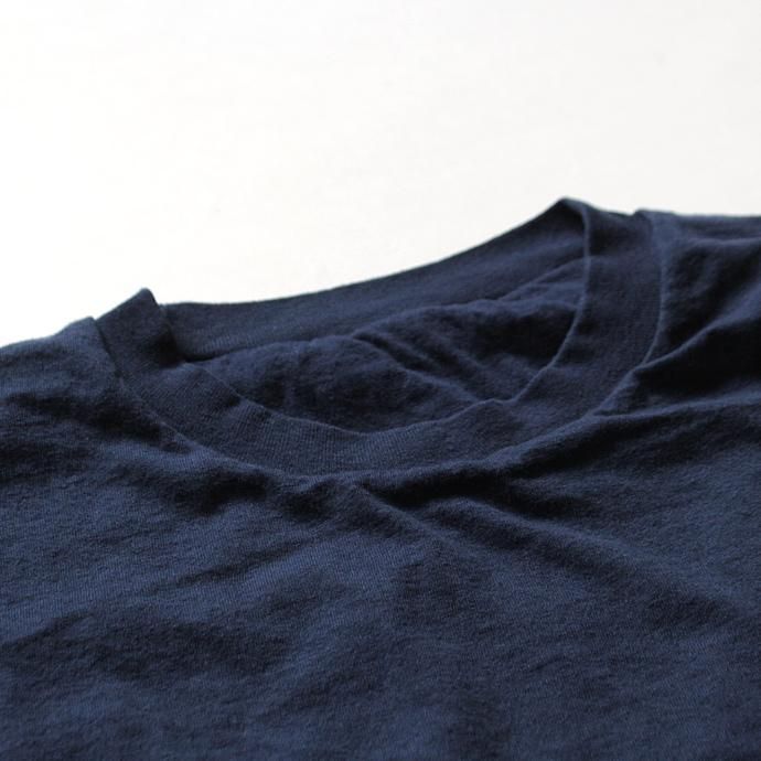 124506949 Hexico / Deformer Tee Ex. 2 Hanes LS リメイクダブルフェイスカットソー - ネイビー 02