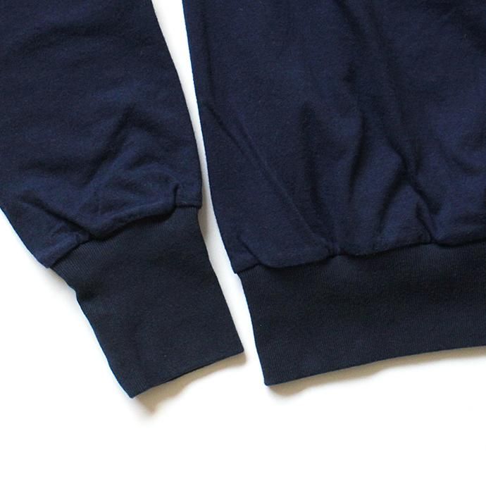 124506949 Hexico / Deformer Tee Ex. 2 Hanes LS リメイクダブルフェイスカットソー - ネイビー 02