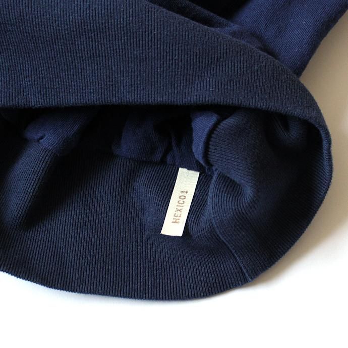 124506949 Hexico / Deformer Tee Ex. 2 Hanes LS リメイクダブルフェイスカットソー - ネイビー 02