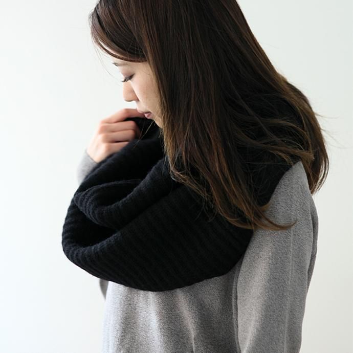 124557058 smoothday / ユニセックス ヤクニット メビウス スヌード SH-A003-103 ブラック<img class='new_mark_img2' src='//img.shop-pro.jp/img/new/icons47.gif' style='border:none;display:inline;margin:0px;padding:0px;width:auto;' /> 02