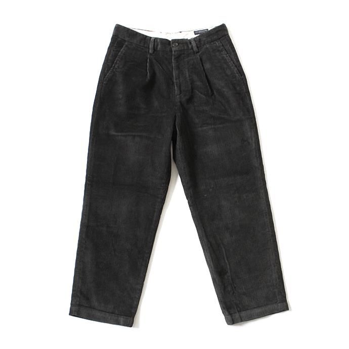 124650064 RICCARDO METHA / One Tuck Wide Trousers Corduroy コーデュロイ ワンタック ワイドパンツ - Grey<img class='new_mark_img2' src='//img.shop-pro.jp/img/new/icons47.gif' style='border:none;display:inline;margin:0px;padding:0px;width:auto;' /> 02