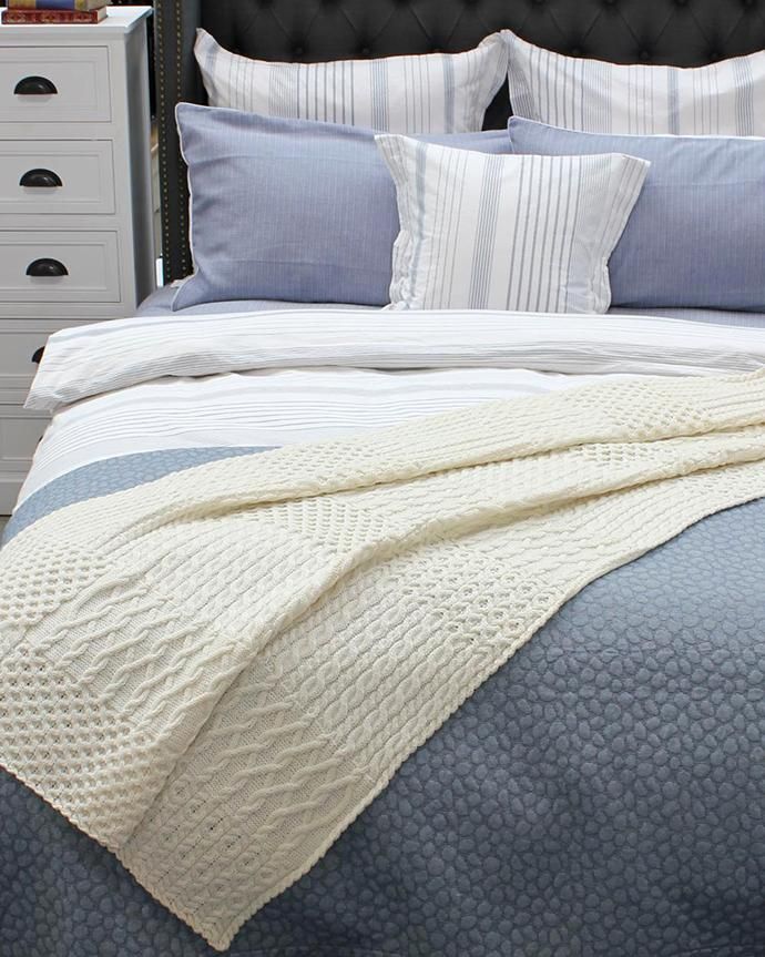 124812834 Blarney Woollen Mills(ブラーニー ウーレンミルズ) / Blarney Aran Patchwork Throw アランパッチワークスロー ひざ掛け<img class='new_mark_img2' src='//img.shop-pro.jp/img/new/icons47.gif' style='border:none;display:inline;margin:0px;padding:0px;width:auto;' /> 02
