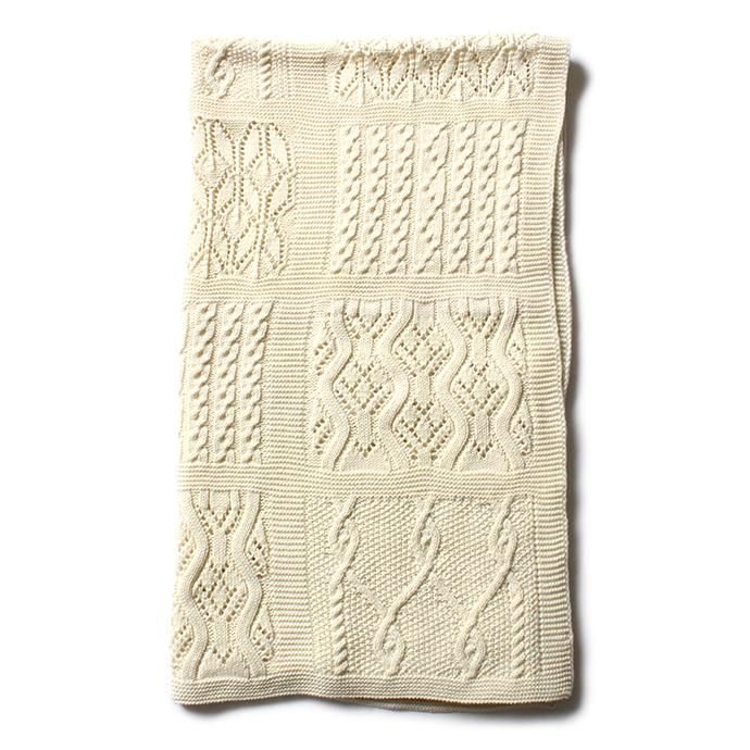 124813074 Blarney Woollen Mills(ブラーニー ウーレンミルズ) / Lace Patchwork Throw レースパッチワークスロー ひざ掛け<img class='new_mark_img2' src='//img.shop-pro.jp/img/new/icons47.gif' style='border:none;display:inline;margin:0px;padding:0px;width:auto;' /> 01
