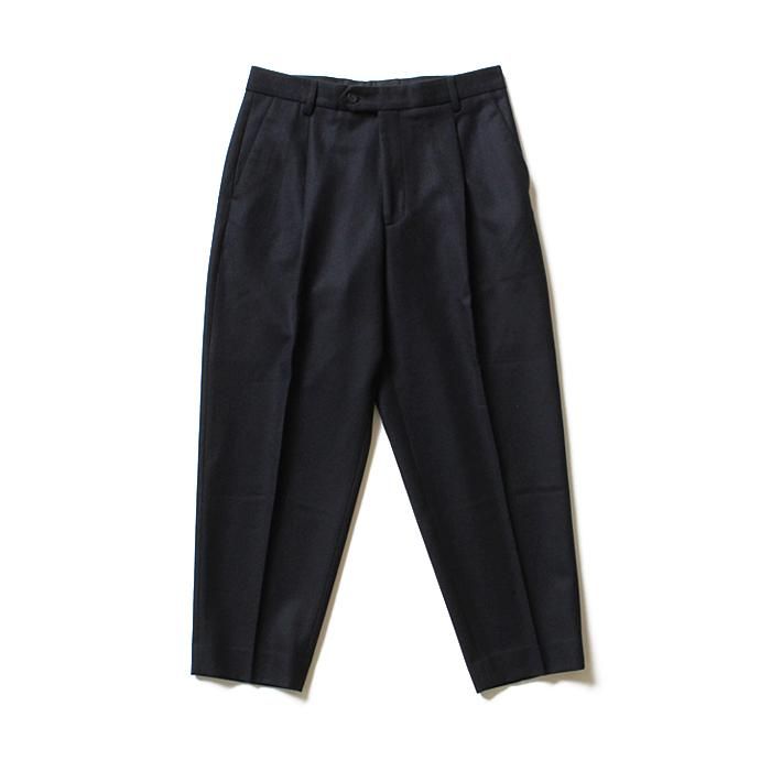124833598 CEASTERS / 1 Pleat Trousers ワンタックウールパンツ - ネイビー<img class='new_mark_img2' src='//img.shop-pro.jp/img/new/icons47.gif' style='border:none;display:inline;margin:0px;padding:0px;width:auto;' /> 01