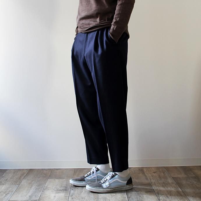 124833598 CEASTERS / 1 Pleat Trousers ワンタックウールパンツ - ネイビー<img class='new_mark_img2' src='//img.shop-pro.jp/img/new/icons47.gif' style='border:none;display:inline;margin:0px;padding:0px;width:auto;' /> 02