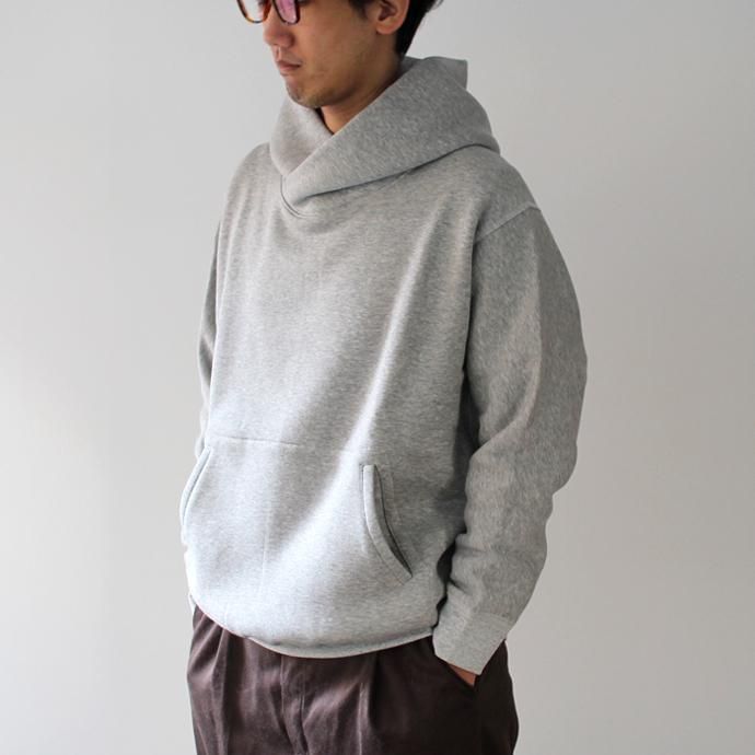 smoothday ユニセックス ディオラマ スウェット変形ダーツパーカー - グレー SH-T055-003<img class='new_mark_img2' src='//img.shop-pro.jp/img/new/icons47.gif' style='border:none;display:inline;margin:0px;padding:0px;width:auto;' /> 02