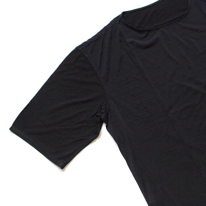 smoothday ユニセックス ウールコズモラマ 7分袖オーバーサイズTシャツ - ネイビー SH-T007-100 02