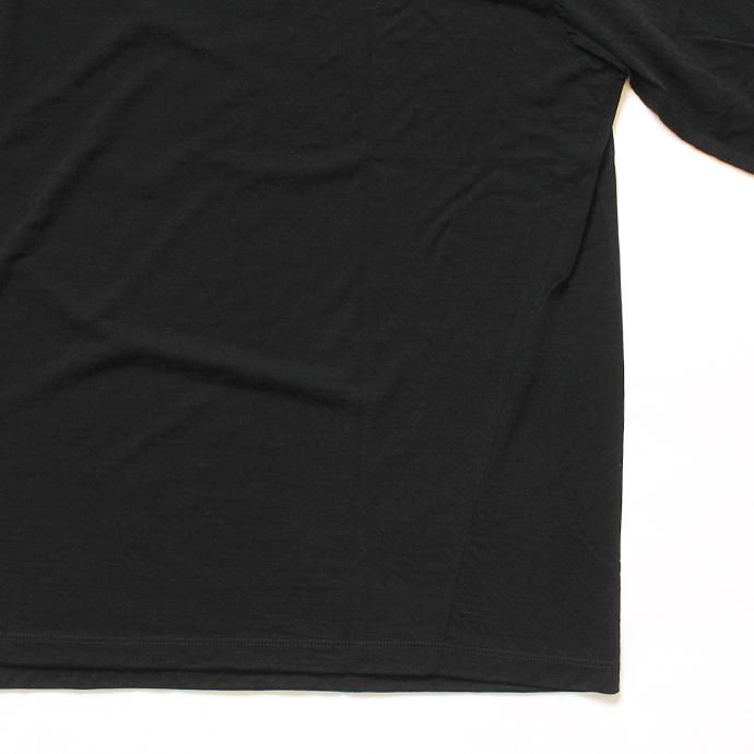 smoothday ユニセックス ウールコズモラマ 7分袖オーバーサイズTシャツ - ブラック SH-T007-100 02