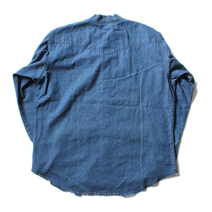 125481978 Hexico / Deformer Ex. Wrangler Indigo Rib リメイクデニムウエスタンシャツ 01<img class='new_mark_img2' src='//img.shop-pro.jp/img/new/icons47.gif' style='border:none;display:inline;margin:0px;padding:0px;width:auto;' /> 02
