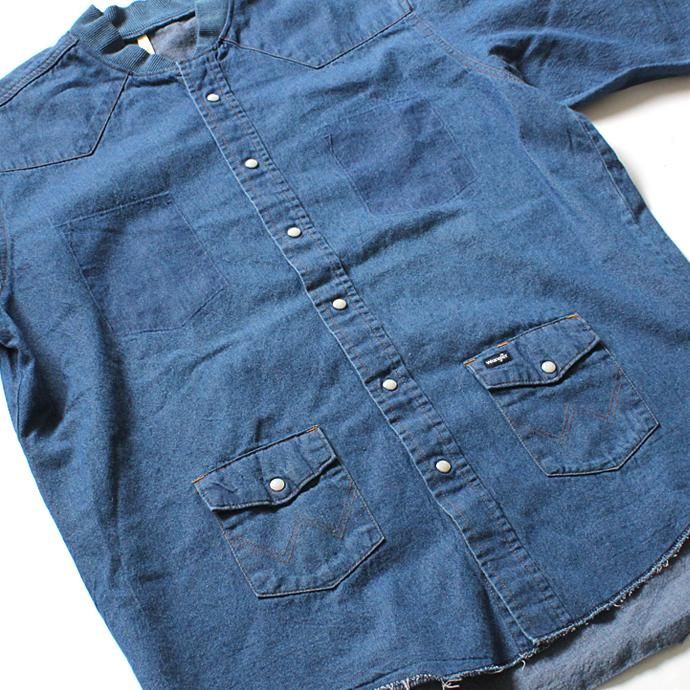 125481978 Hexico / Deformer Ex. Wrangler Indigo Rib リメイクデニムウエスタンシャツ 01<img class='new_mark_img2' src='//img.shop-pro.jp/img/new/icons47.gif' style='border:none;display:inline;margin:0px;padding:0px;width:auto;' /> 02
