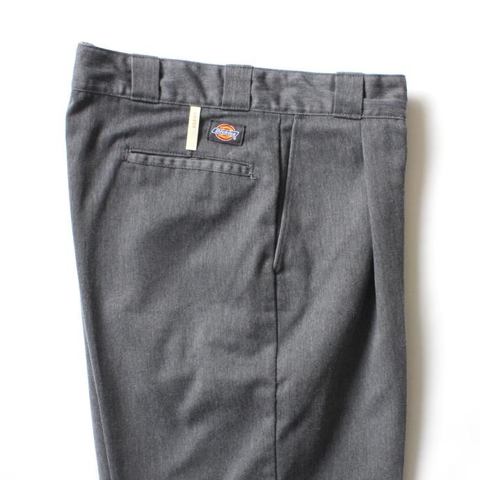 Hexico Deformer Ex. U.S. Dickies リメイクワンタックワークパンツ - グレー<img class='new_mark_img2' src='//img.shop-pro.jp/img/new/icons47.gif' style='border:none;display:inline;margin:0px;padding:0px;width:auto;' /> 02