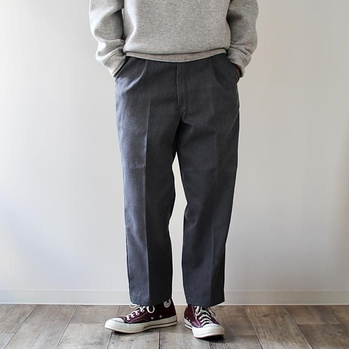 Hexico Deformer Ex. U.S. Dickies リメイクワンタックワークパンツ - グレー<img class='new_mark_img2' src='//img.shop-pro.jp/img/new/icons47.gif' style='border:none;display:inline;margin:0px;padding:0px;width:auto;' /> 02