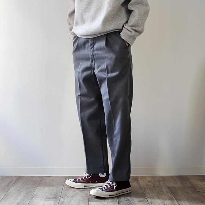 Hexico Deformer Ex. U.S. Dickies リメイクワンタックワークパンツ - グレー<img class='new_mark_img2' src='//img.shop-pro.jp/img/new/icons47.gif' style='border:none;display:inline;margin:0px;padding:0px;width:auto;' /> 02