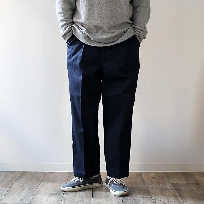 Hexico Deformer Ex. U.S. Dickies リメイクワンタックワークパンツ - Navy<img class='new_mark_img2' src='//img.shop-pro.jp/img/new/icons47.gif' style='border:none;display:inline;margin:0px;padding:0px;width:auto;' /> 02