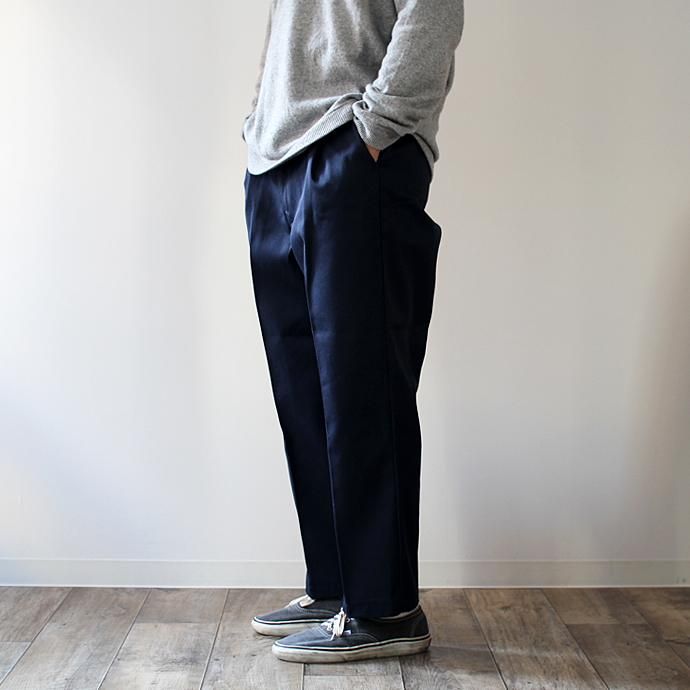 Hexico Deformer Ex. U.S. Dickies リメイクワンタックワークパンツ - Navy<img class='new_mark_img2' src='//img.shop-pro.jp/img/new/icons47.gif' style='border:none;display:inline;margin:0px;padding:0px;width:auto;' /> 02