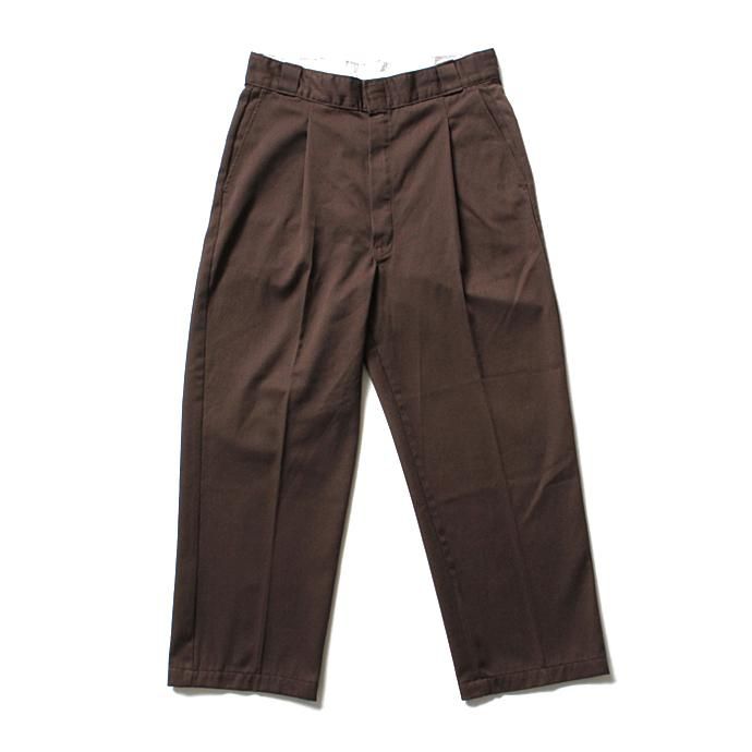 125482801 Hexico / Deformer Ex. U.S. Dickies リメイクワンタックワークパンツ - ブラウン<img class='new_mark_img2' src='//img.shop-pro.jp/img/new/icons47.gif' style='border:none;display:inline;margin:0px;padding:0px;width:auto;' /> 01