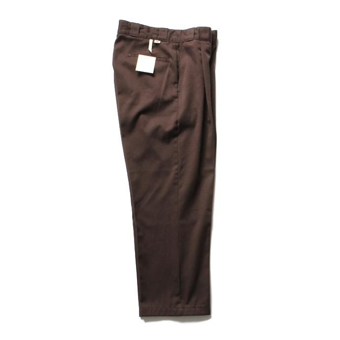 125482801 Hexico / Deformer Ex. U.S. Dickies リメイクワンタックワークパンツ - ブラウン<img class='new_mark_img2' src='//img.shop-pro.jp/img/new/icons47.gif' style='border:none;display:inline;margin:0px;padding:0px;width:auto;' /> 02