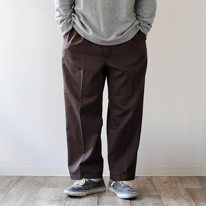 125482801 Hexico / Deformer Ex. U.S. Dickies リメイクワンタックワークパンツ - ブラウン<img class='new_mark_img2' src='//img.shop-pro.jp/img/new/icons47.gif' style='border:none;display:inline;margin:0px;padding:0px;width:auto;' /> 02