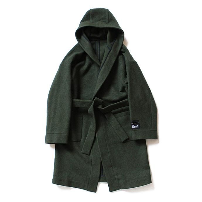 CEASTERS House Coat Hoodie フード付きガウンコート - オリーブ 01