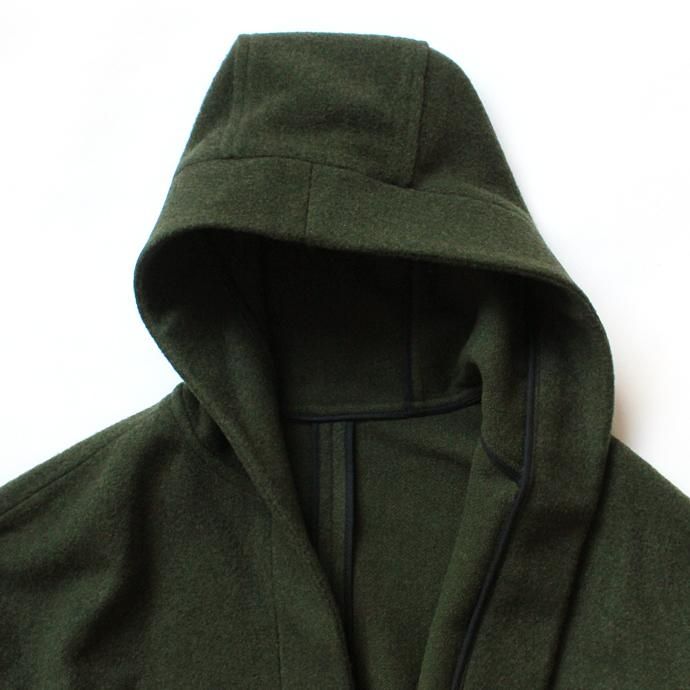 CEASTERS House Coat Hoodie フード付きガウンコート - オリーブ 02