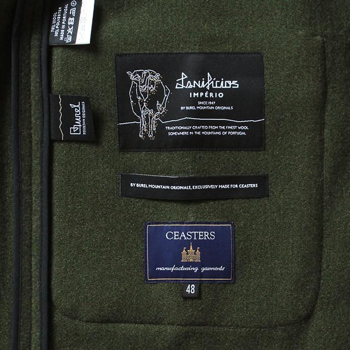 CEASTERS House Coat Hoodie フード付きガウンコート - オリーブ 02