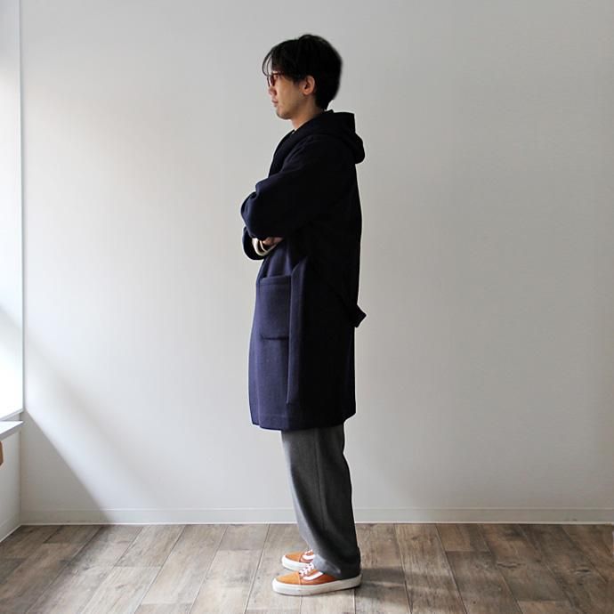 CEASTERS House Coat Hoodie フード付きガウンコート - ネイビー 02