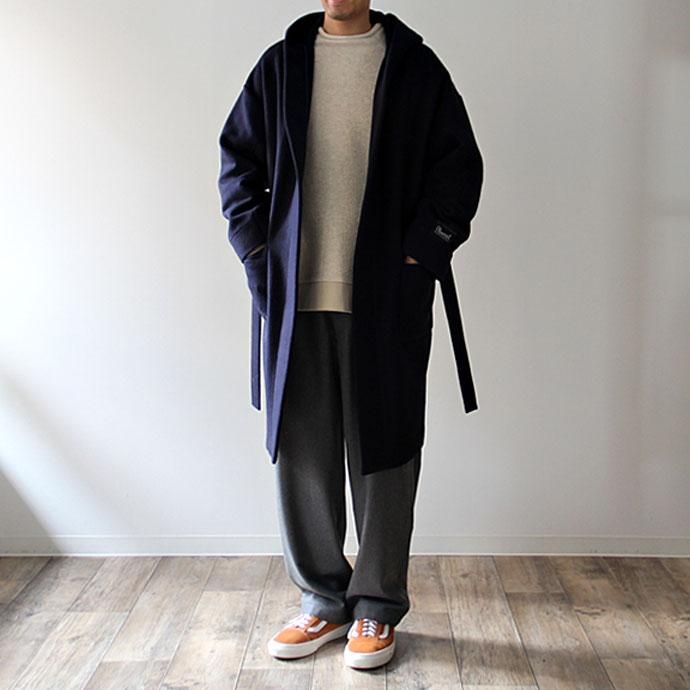 CEASTERS House Coat Hoodie フード付きガウンコート - ネイビー 02