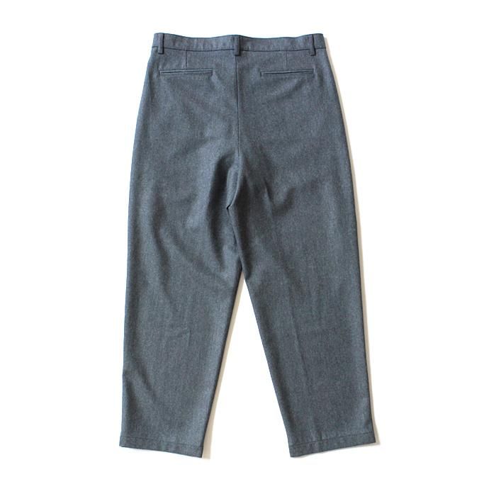 CEASTERS No Pleat Wide Trousers ノータックウールパンツ - グレー 02